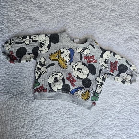 H&M Other - H&M Disney Mickey Mouse Baby 6-9 Month Sweatshirt Crew Neck Sweater